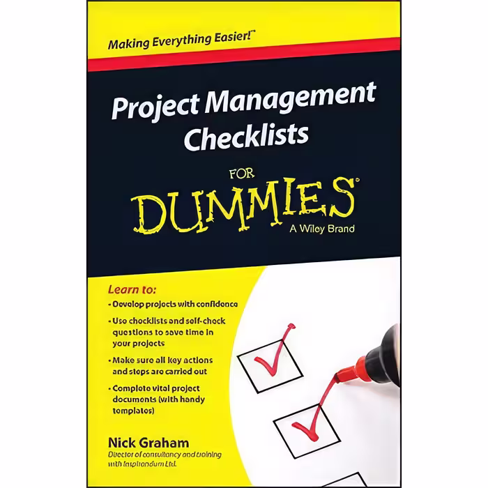 کتاب زبان اصلی Project Management Checklists For Dummies اثر Nick Graham