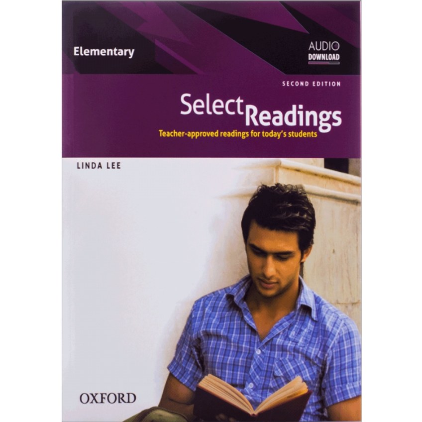 کتاب زبان (Second edition)(CD)(Elementary)select readings رنگی (چاپ اصلی و غیر دیجیتال)