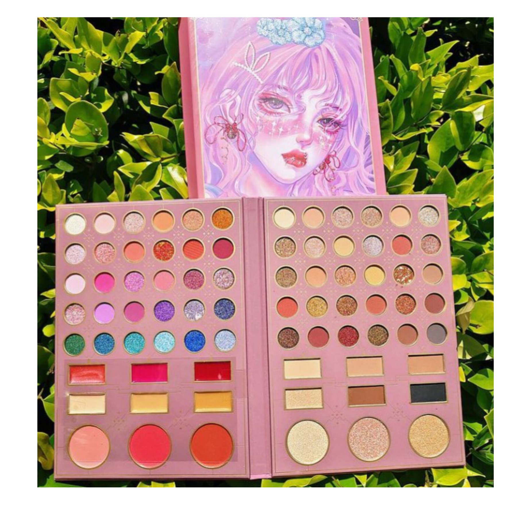 سایه 78 رنگ کتابی دختر مو بنفش