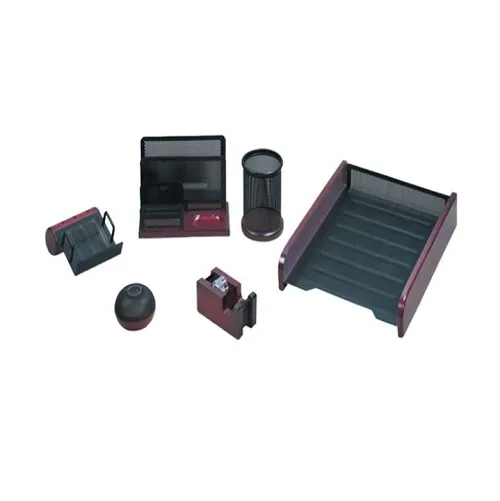 ست رومیزی چوب و فلز 1 6 تکه جهان نما مدل 51