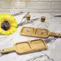 اردو خوری چوبی 2خانه دسته دار رابروود R138