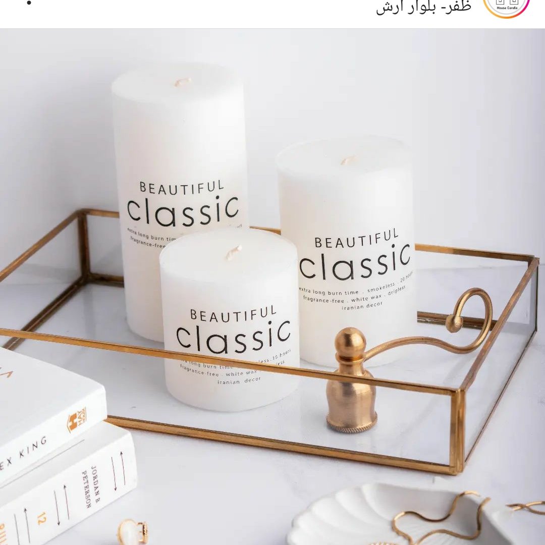 شمع استوانه ای 3عددی