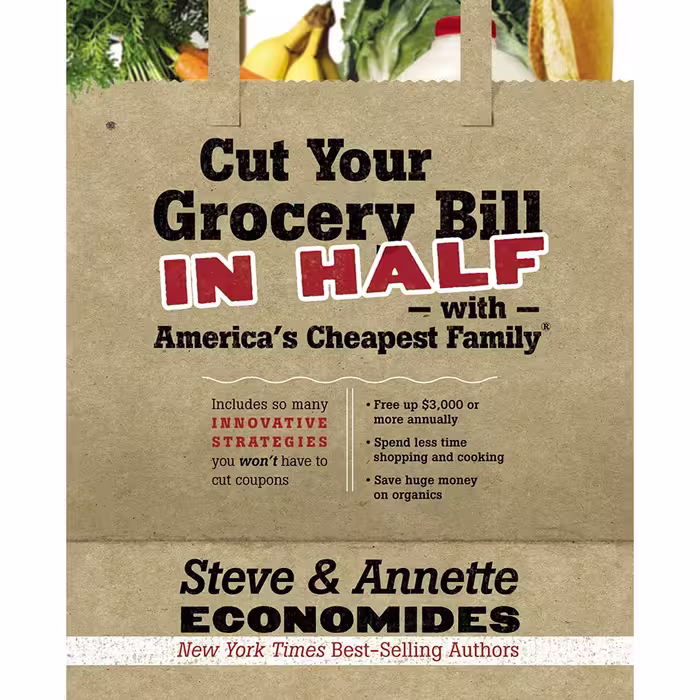 کتاب زبان اصلی Cut Your Grocery Bill in Half with Americas Cheapest Family