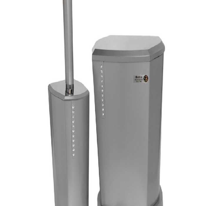 ست سطل و برس بتیس مدل نگین نقره ای