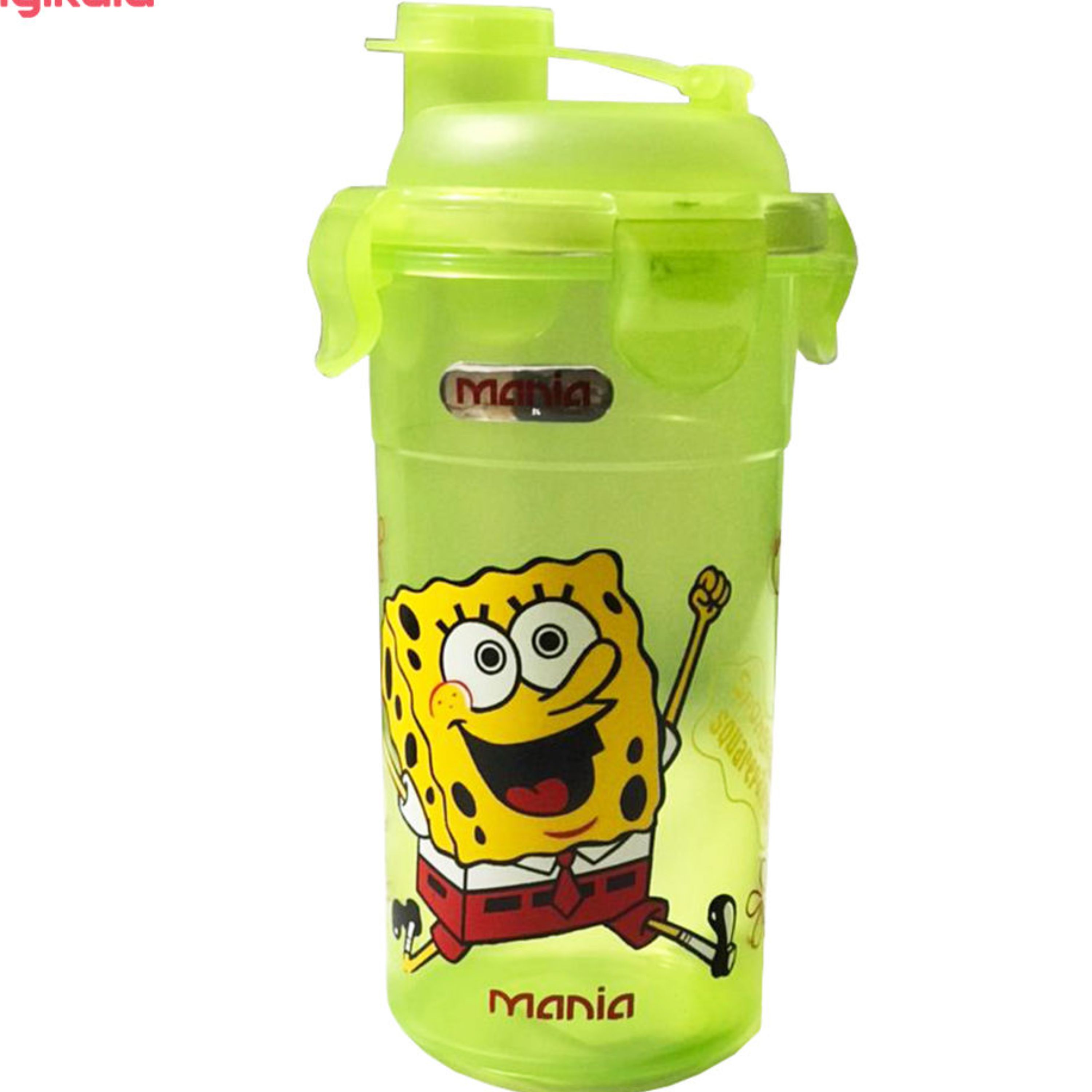 قمقمه کودک مانیا مدل باب اسفنجی ظرفیت 0.40 لیتر