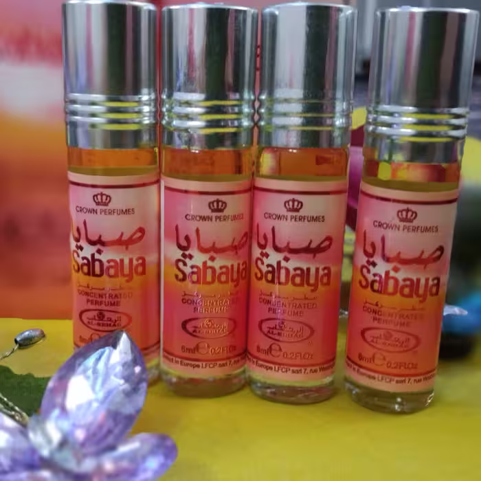 عطر عربی صبایا برند الرحاب با حجم 6 میل
