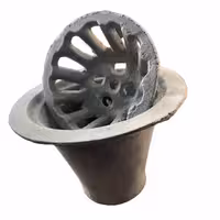 کفخواب 2 تیکه چدنی  3 اینچ (کفشور کوزه ای )  (کفشورپشت بام)