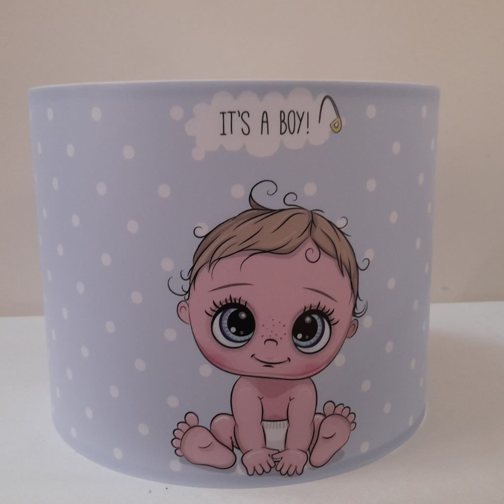 لوستر اتاق کودک طرح نی نی پسر