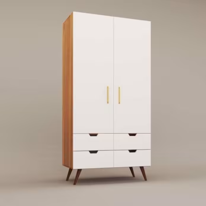 کمد لباس اعیان نشین درجه کیفیت ساخت ممتاز یک ام دی اف کاملا تضمینی و با کیفیت مغز ترکیه ایی 200*100*50