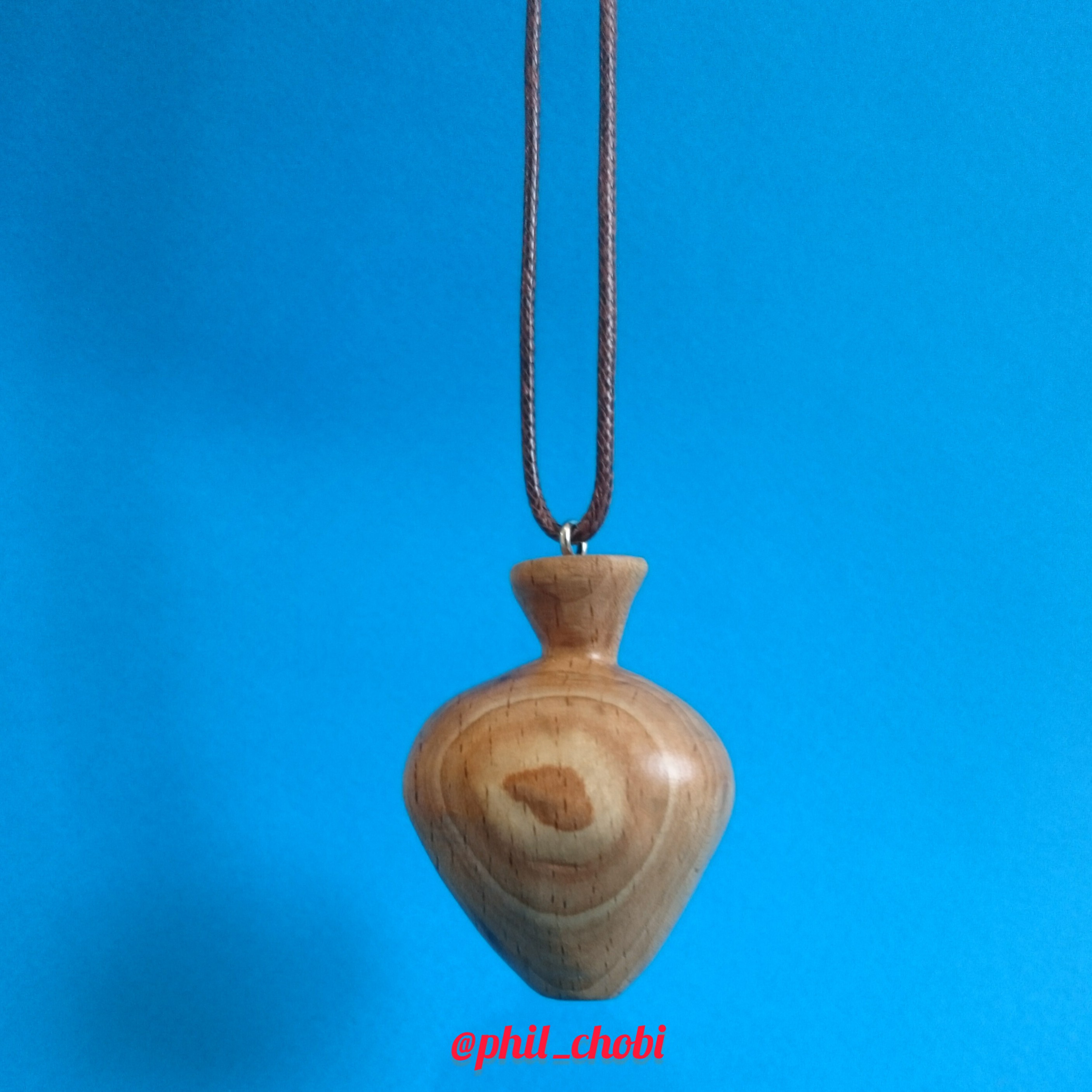 آویز خودرو چوبی طرح کوزه