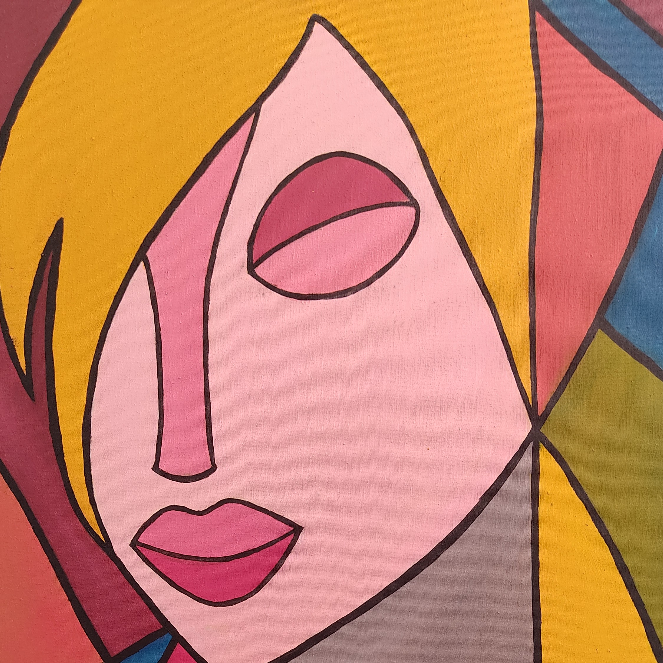 تابلوی رنگ روغن  کد 016