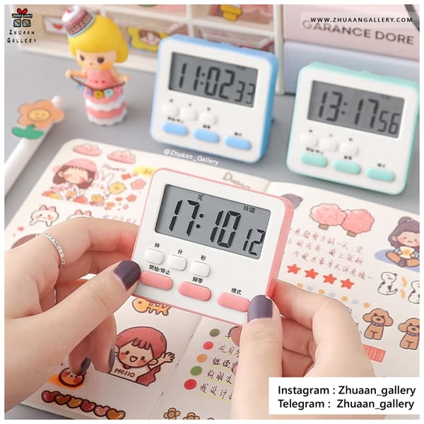 کرنومتر ساعت Kawaii Digital Timer رومیزی