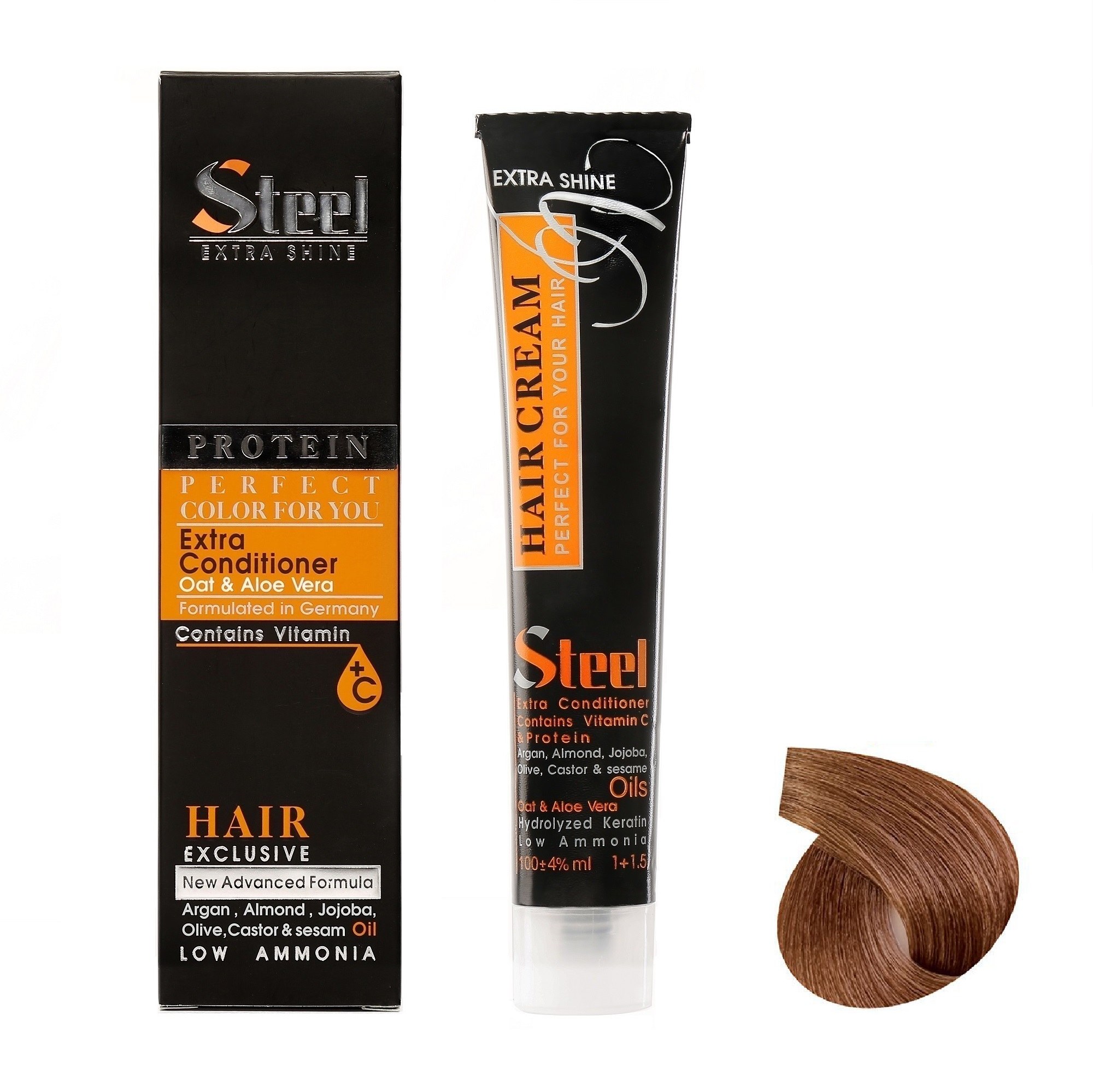 رنگ مو استیل شماره 7.59 حجم 100 میلی لیتر رنگ بلوند هاوایی