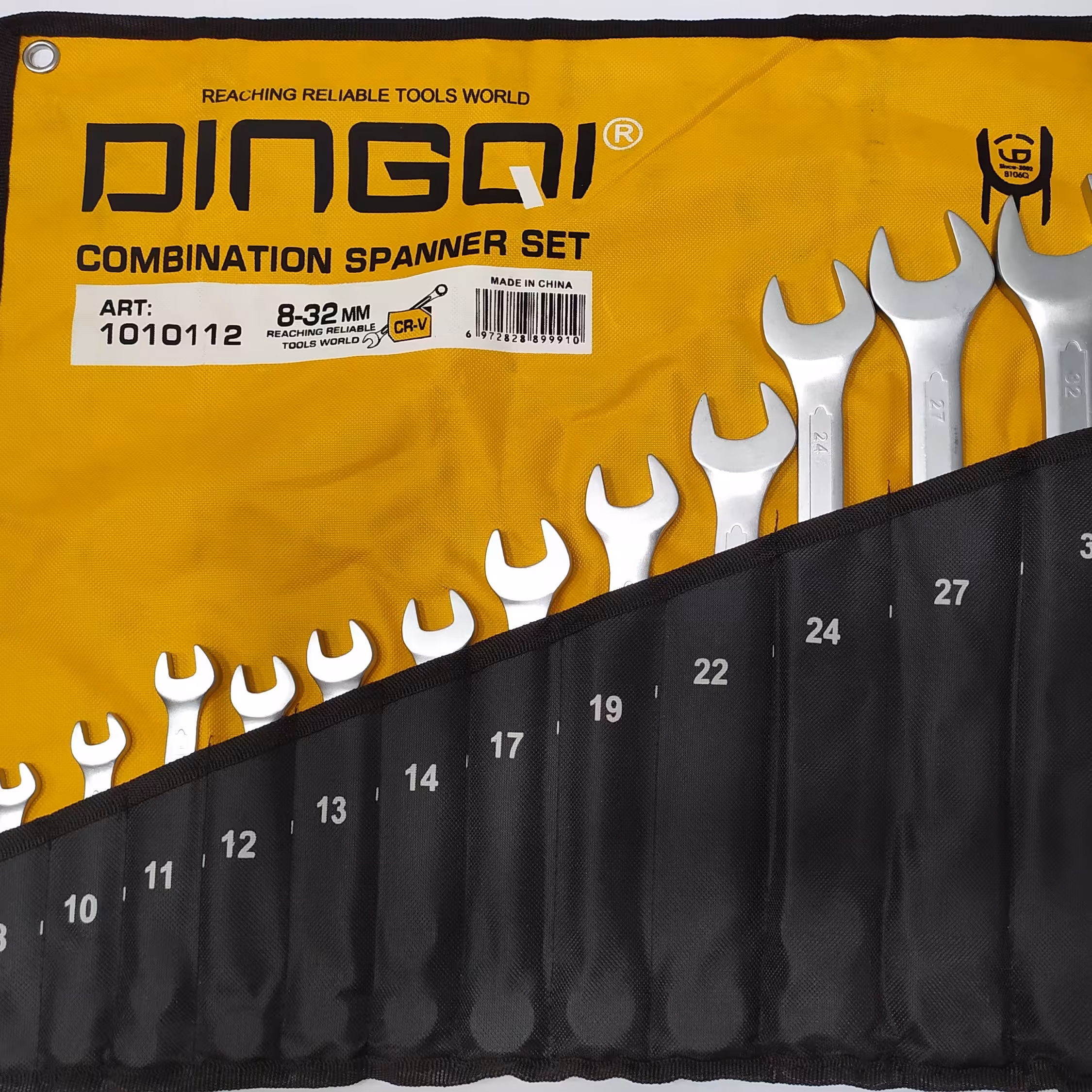 ست آچار  12 عددی دینگی از سایز 8 تا 32