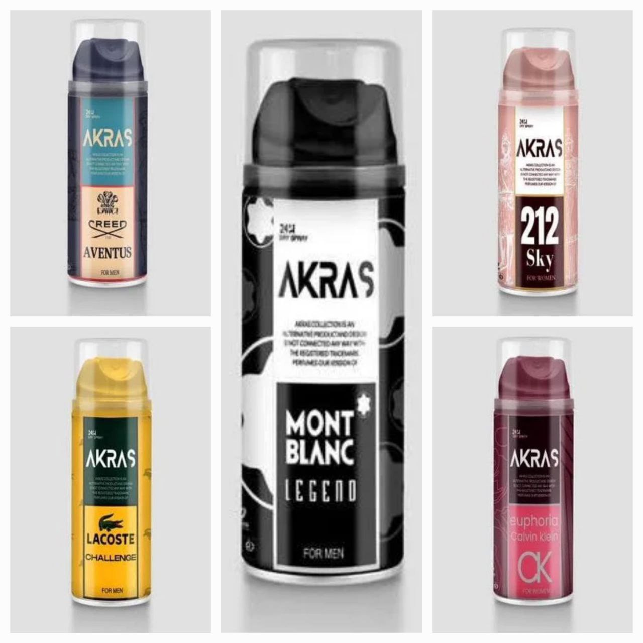 اسپری بدن آکراس