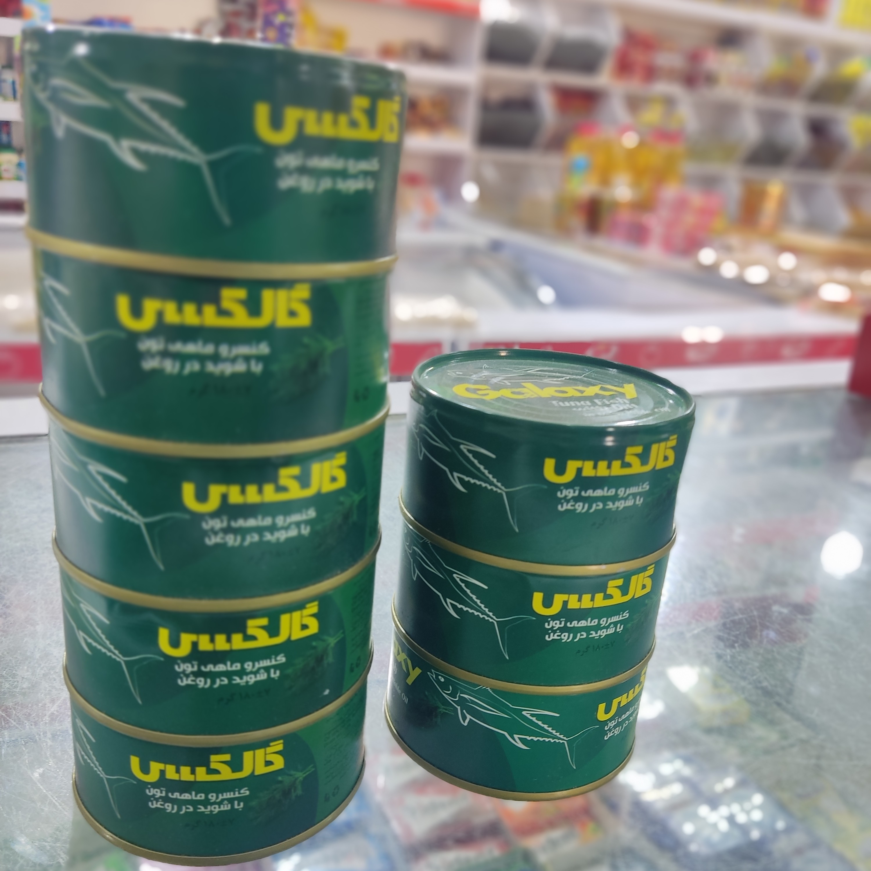 کنسرو ماهی تن با شوید در روغن گالکسی