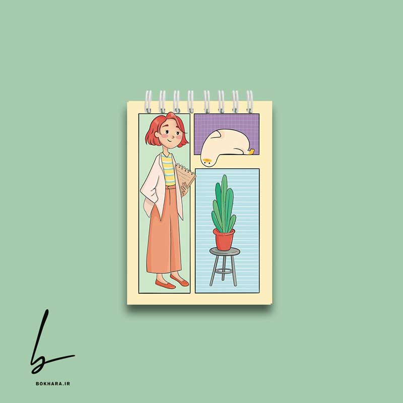 دفترچه یادداشت back to school طرح گلداک