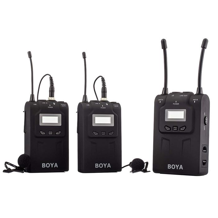 میکروفون بی سیم بویا مدل BY-WM8 Dual Channel UHF