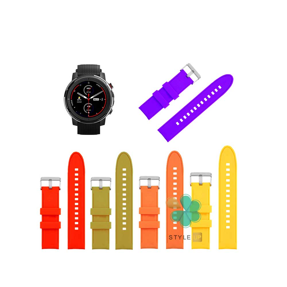 بند ساعت شیائومی Xiaomi Amazfit Stratos 3 مدل سیلیکونی Stylish