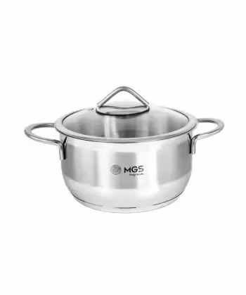 قابلمه استیل سایز 24 کد 4112 PS برند ام جی اس MGS کد کالا استیل
