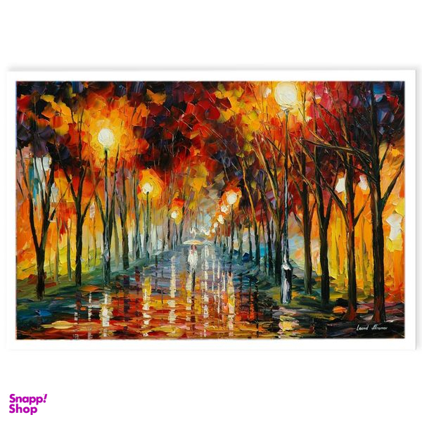 تابلو نوری بکلیت طرح نقاشی رنگ روغن مدل W865