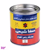 رنگ روغنی الکیدی براق سفید صفاشیمی کد 800 وزن 1 کیلوگرم