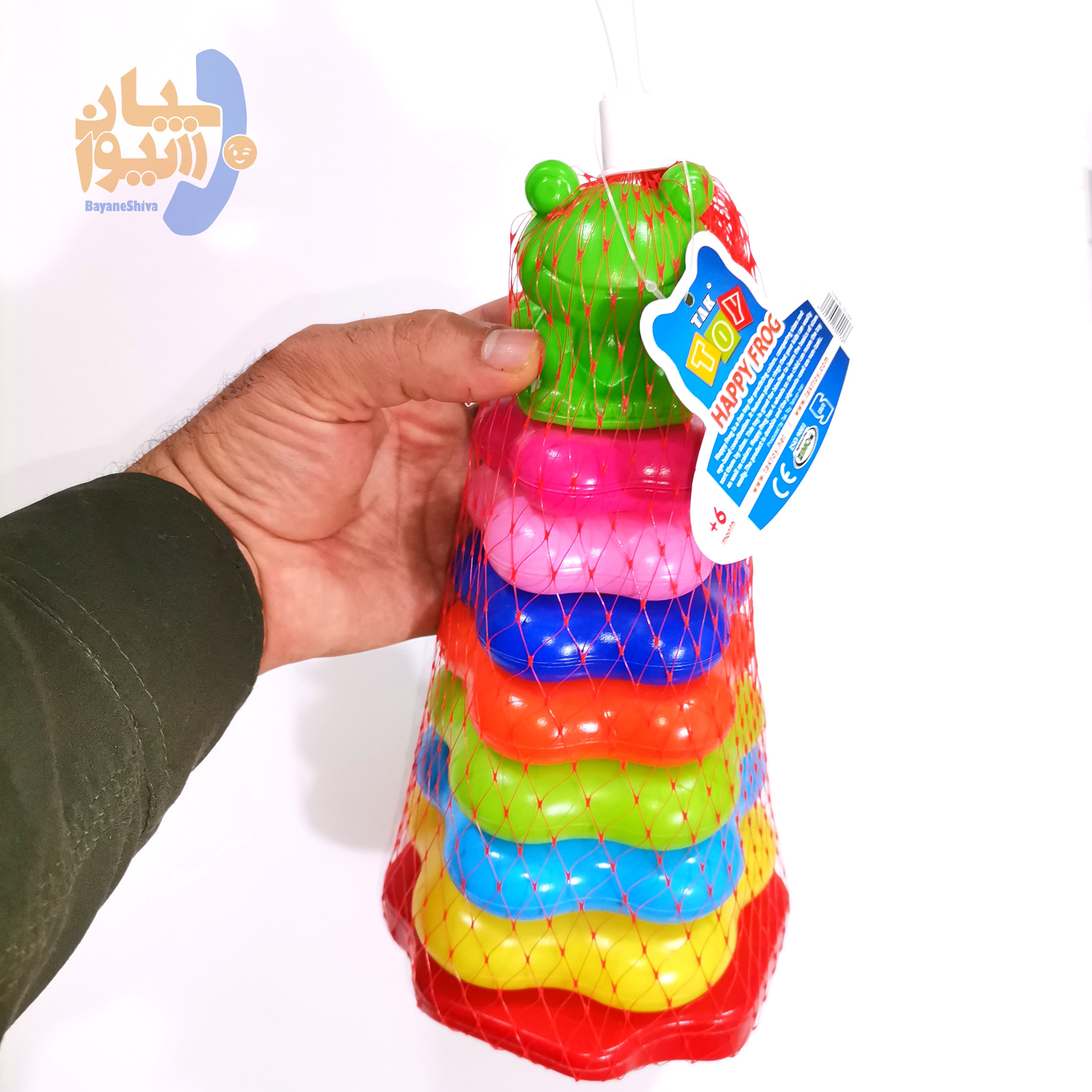 اسباب بازی حلقه هوش کوچک مدل قورباغه