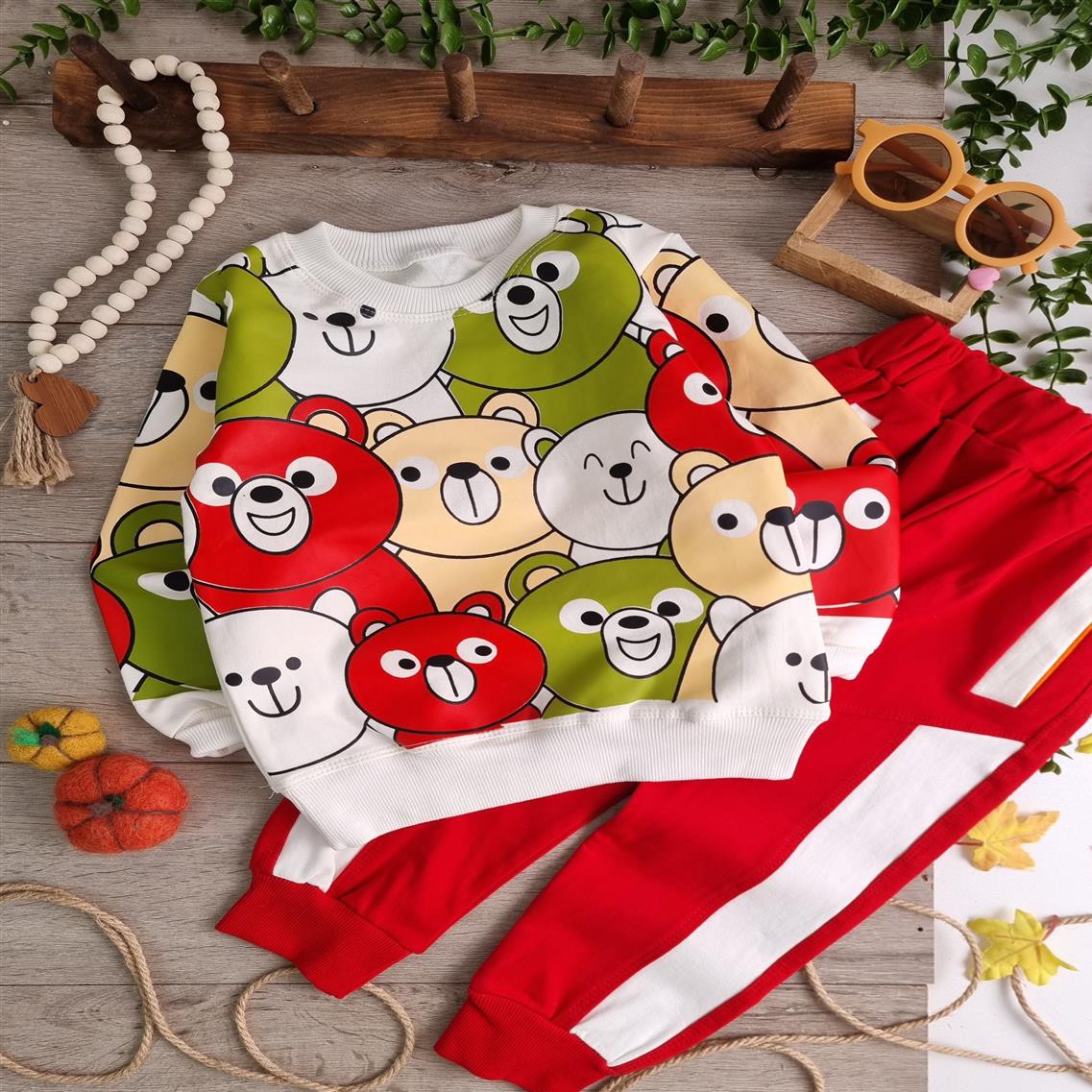 بلوز شلوار اسپرت بچه گانه بلوز شلوار سایز بزرگ ( 50 و 55و 60 ) ارسال رایگان