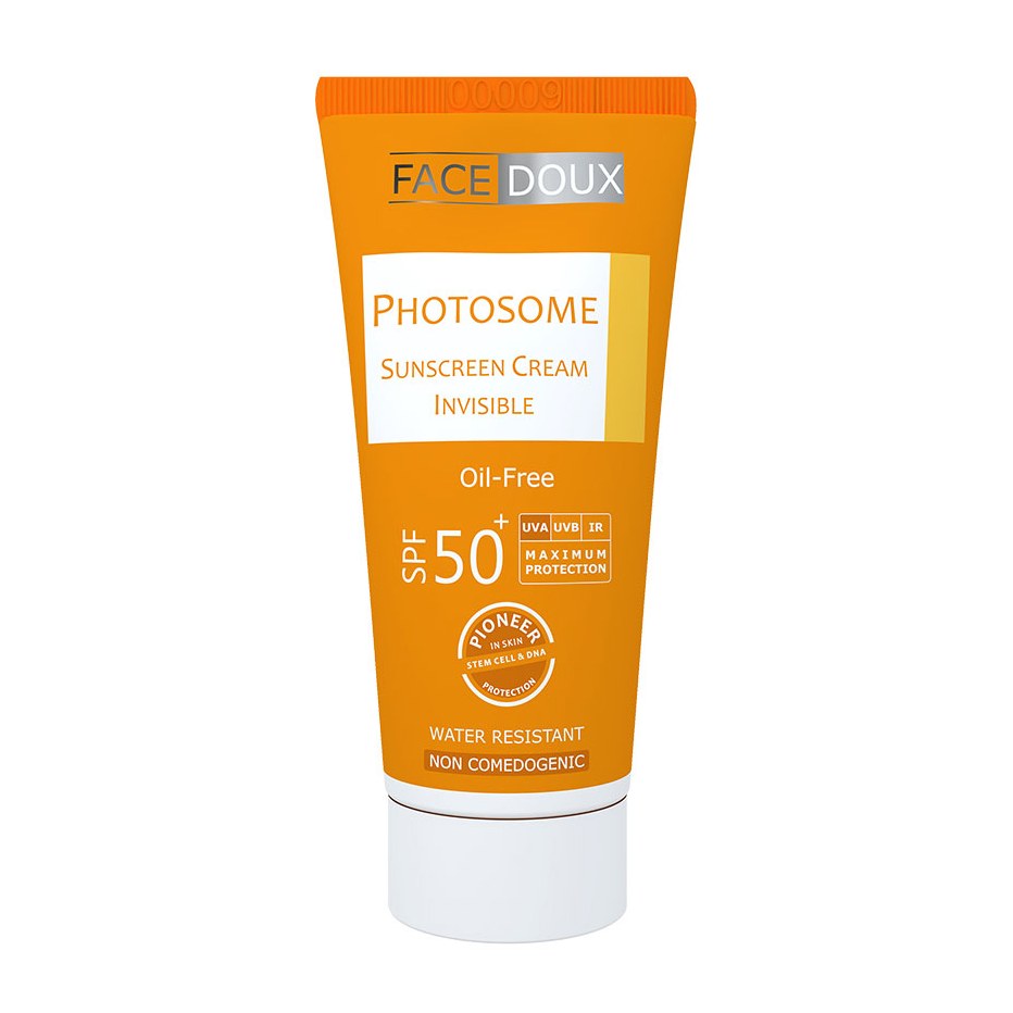 کرم ضدآفتاب رنگی بژروشن SPF50 مناسب چرب و جوشدار و حساس فیس دوکس FACEDOUX