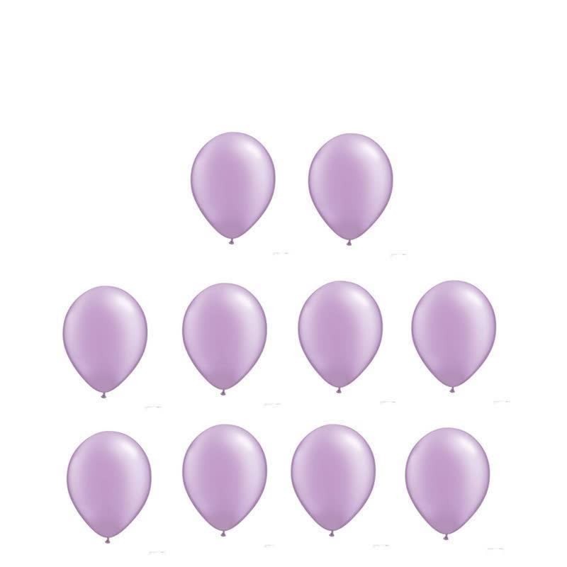 بادکنک سفید 12 اینچ مجموعه 10 عددی