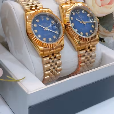 ساعت ست مردانه و زنانه رولکس درجه یک موتور ژاپنی