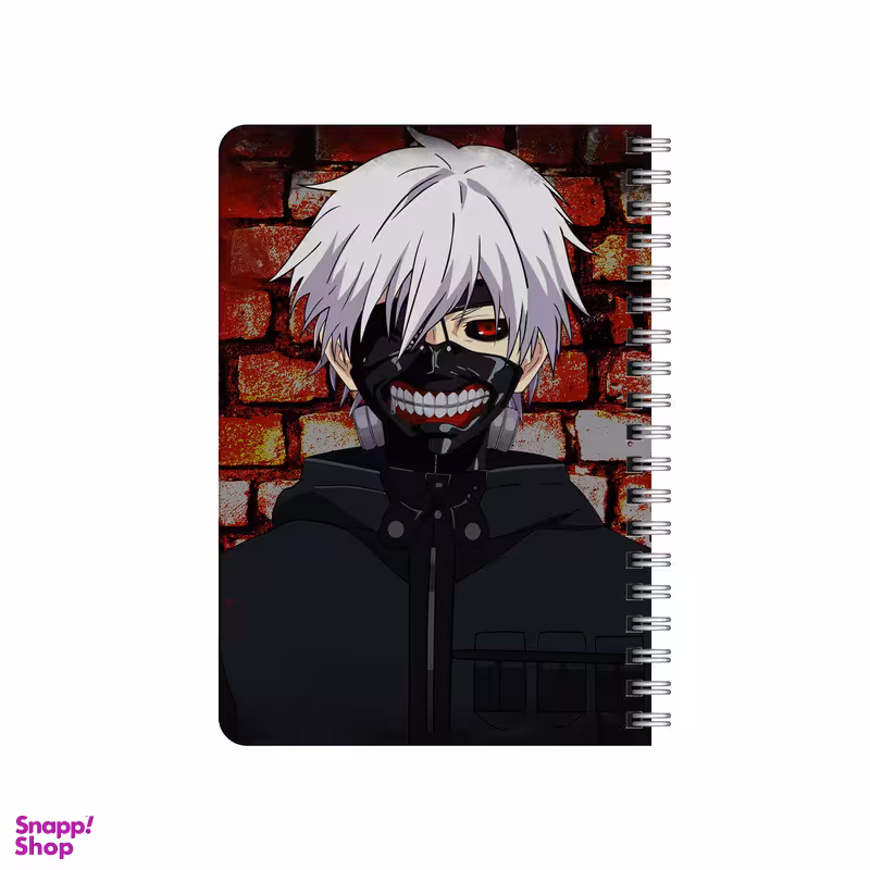 دفترچه یادداشت 80 برگ بامبیلیپ مدل چوبی طرح انیمه توکیو غول کد 0646584