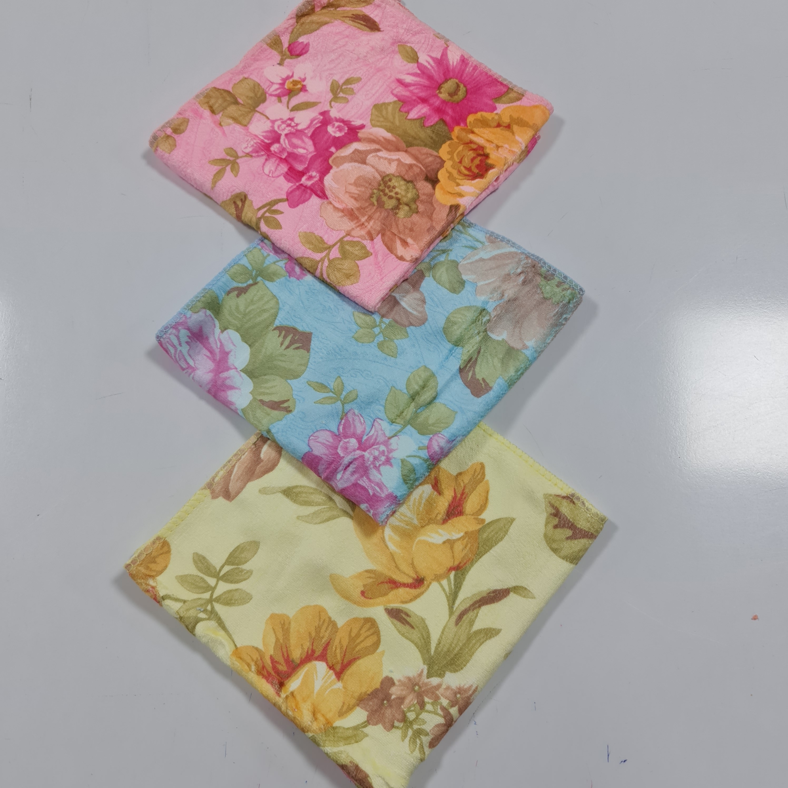 دستمال نانو میکروفایبر طرح آنجل گلدار کیفیت عالی مخصوص آشپزخانه و منزل 