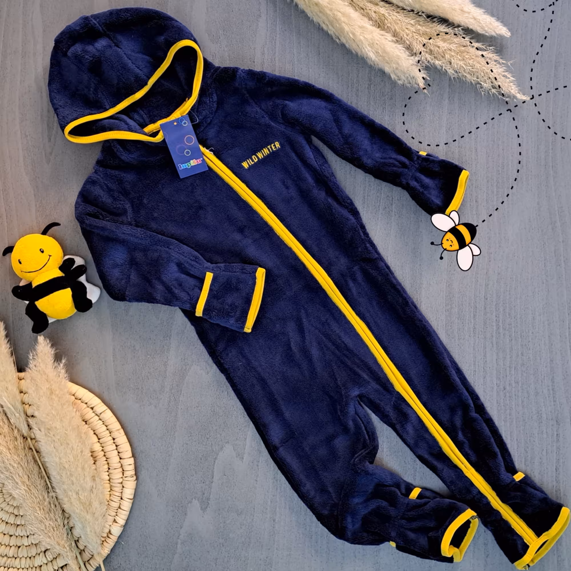 سرهمی تدی (پشمالو) گرم پاییزه لوپیلو  اورجینال