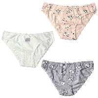 شورت زنانه کوزا ترکیه طرح چتر بسته 3 عددی سایز S-M و L-XL
