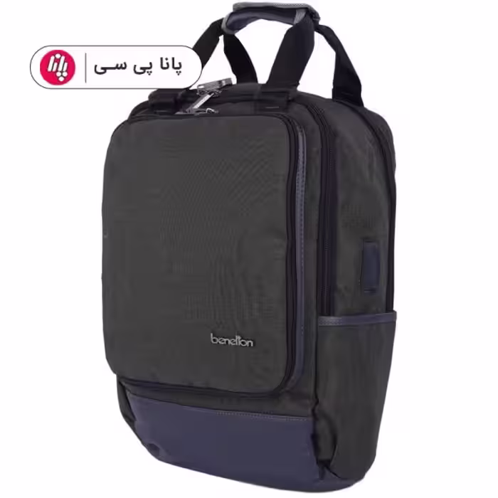 کوله پشتی لپتاپ Benetton B072 زیتونی