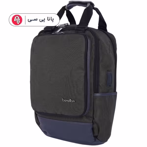 کوله پشتی لپتاپ Benetton B072 زیتونی