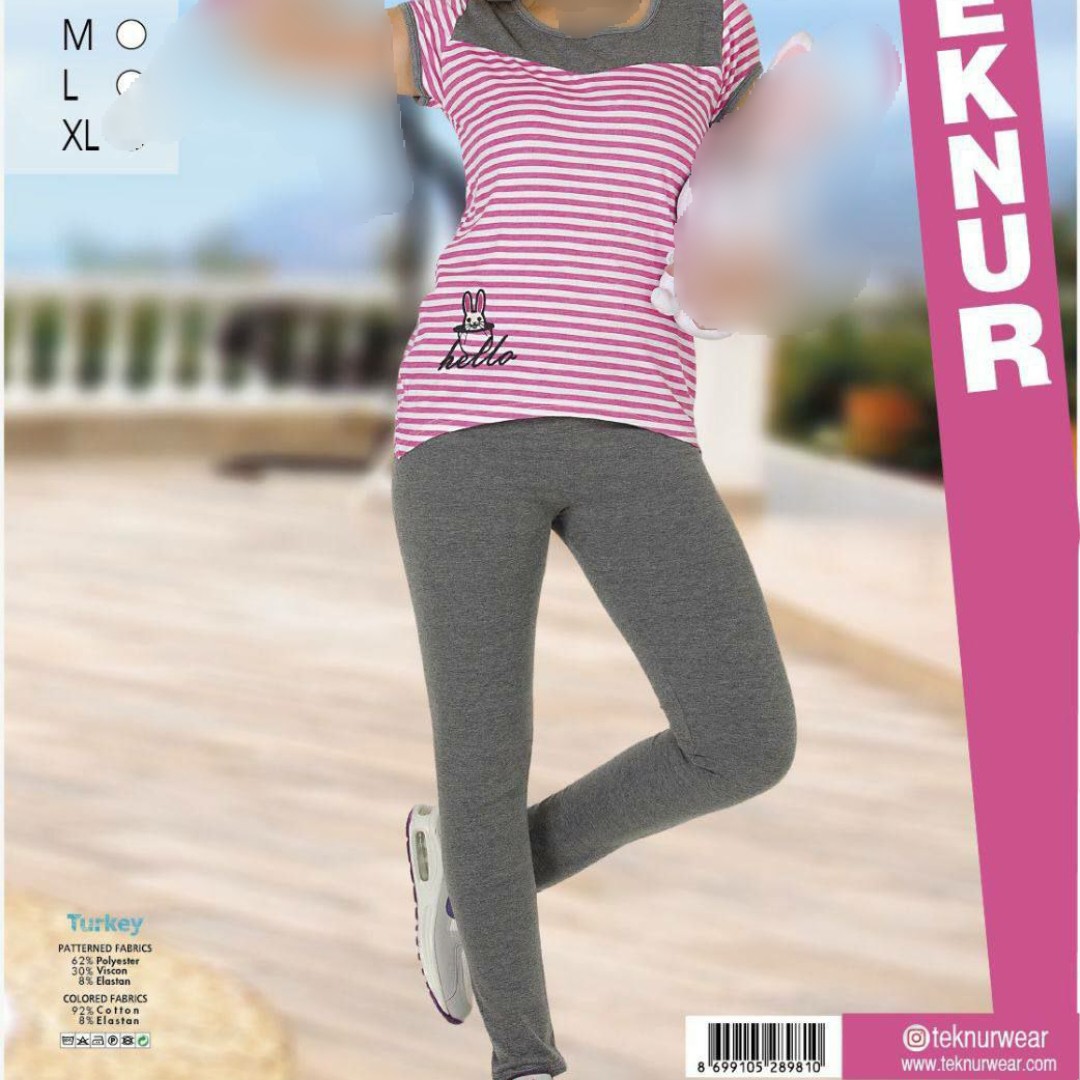 ست تی شرت وشلوار زنانه