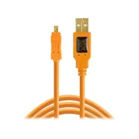 کابل تترتولز Tether Tools TetherPro USB 2.0 Type-a Male to Mini-B Male Cable CU8015-ORG