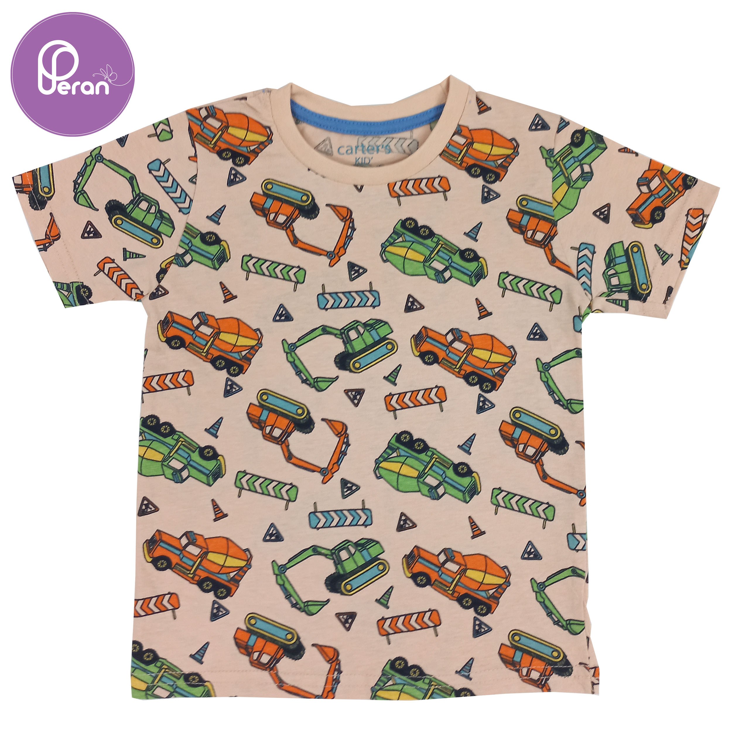 تی شرت آستین کوتاه پسرانه طرح ماشین برند carters kids