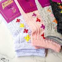 جوراب نخی طرحدار