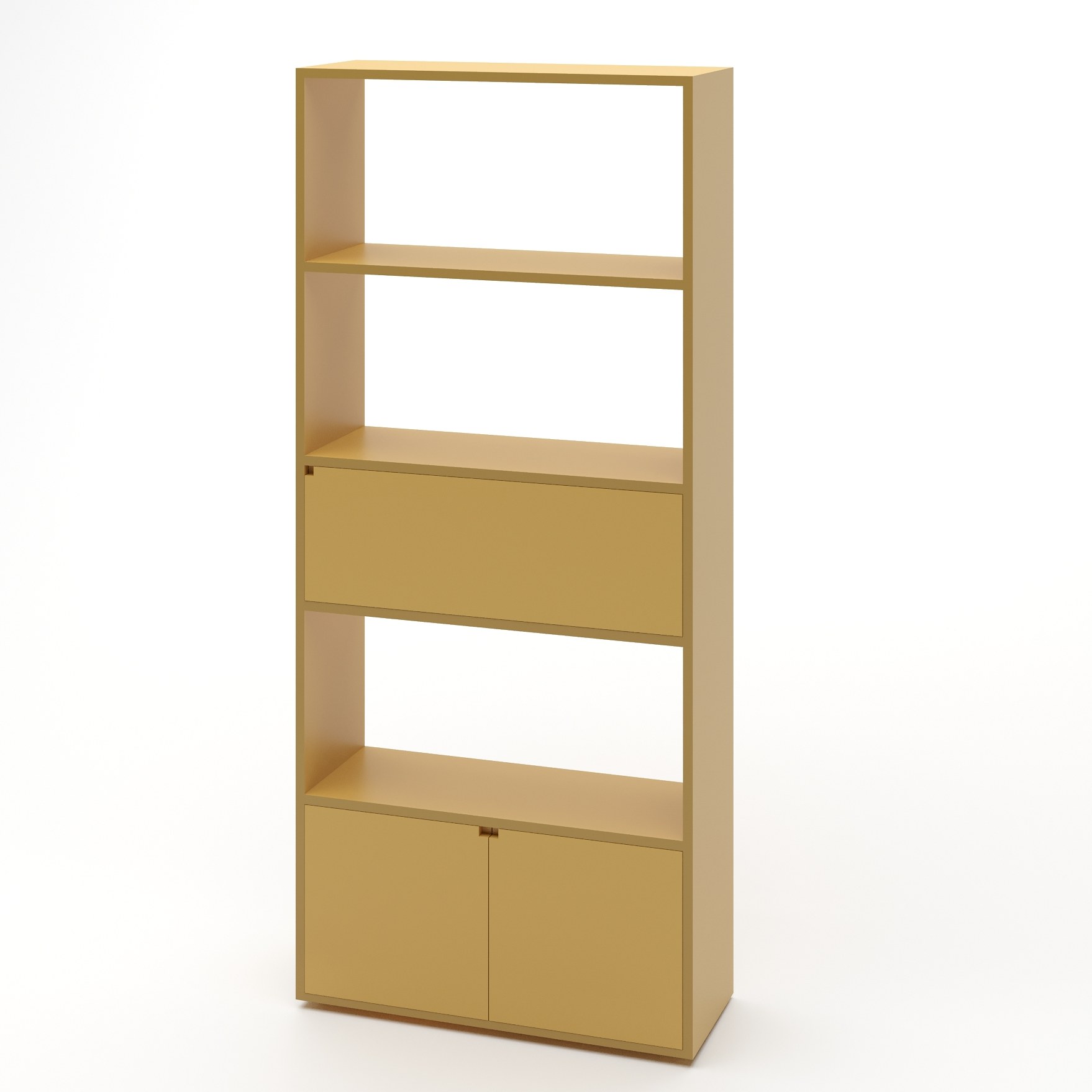 کتابخانه عرض هشتاد شیک و ساده و مدرن-دارای کشو