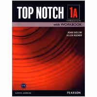 کتاب top notch 1a اثر JOAN SASLOW & ALLEN ASCHER انتشارات زبان مهر