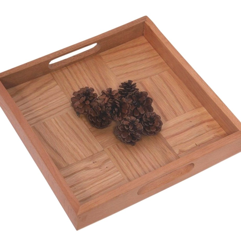 سینی چوبی مربع