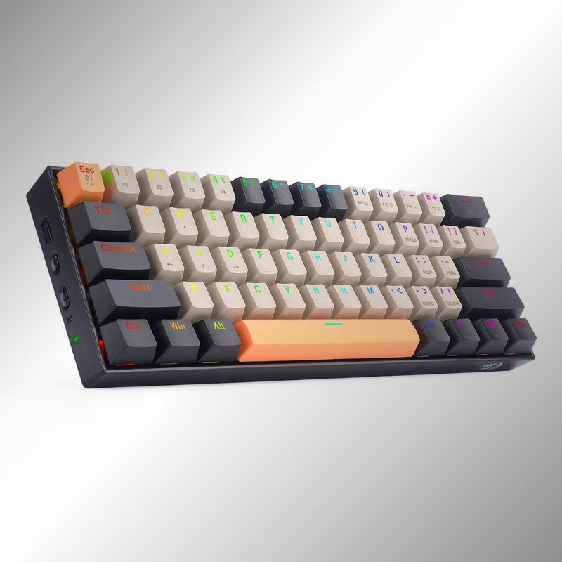 کیبورد ردراگون Redragon K530 Pro Draconic Elite G-BK-GY Blue SW