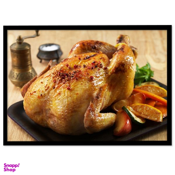 تابلو نوری بکلیت طرح آشپزخانه مرغ شکم پر مدل B-S1073