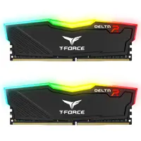 رم دسکتاپ DDR4 دو کاناله 3600 مگاهرتز CL18 تیم گروپ مدل DELTA RGB ظرفیت 16 گیگابایت - کالاوما