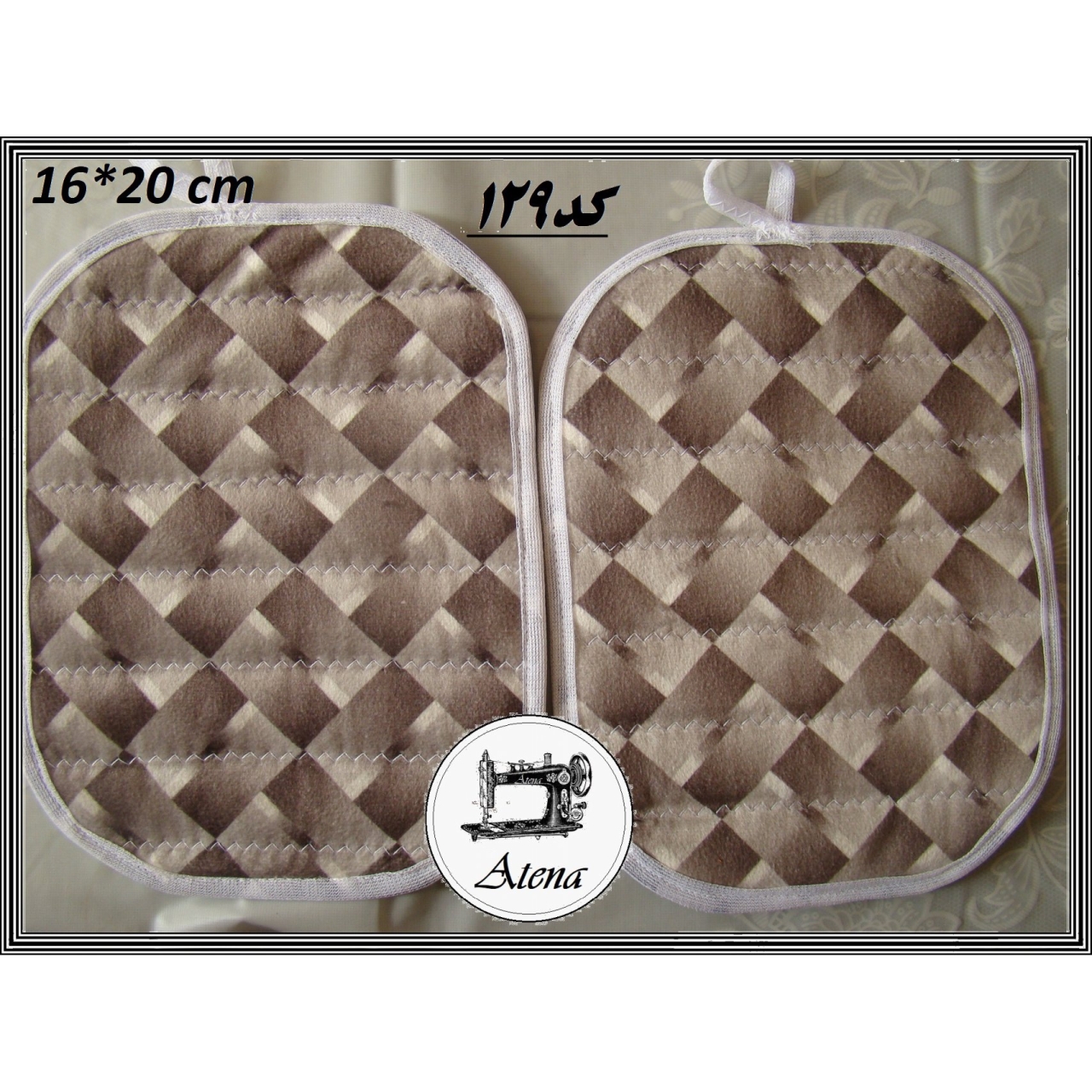 دستگیره قابلمه یک جفت کد 129