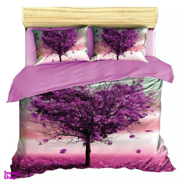 سرویس روتختی طرح درخت قلبی دو نفره 6 تکه