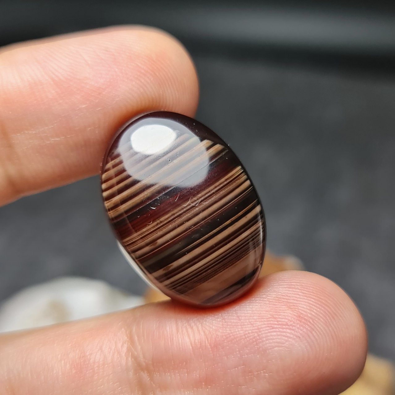  نگین فوق العاده زیبای سنگ عقیق سلیمانی معدنی خاص اصل خراسانی
کد  28106
